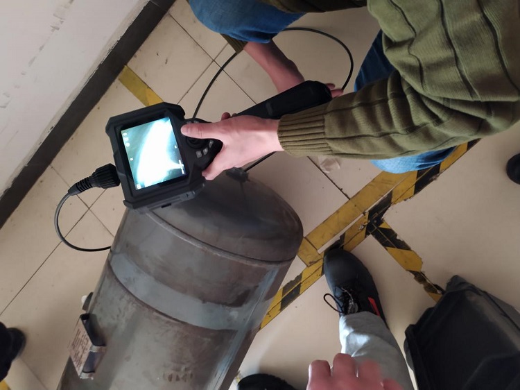 深圳市微視光電科技有限公司工業(yè)內窺鏡為深圳地鐵風缸檢測服務