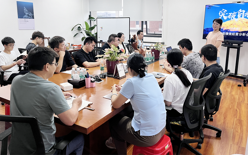 洞察過去，啟迪未來：微視光電舉行10月月度績效分析會